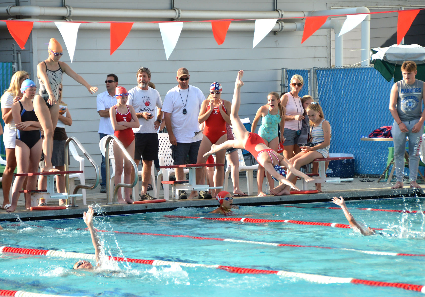 Swimmers dive into Brewster pool in 200-meter medley